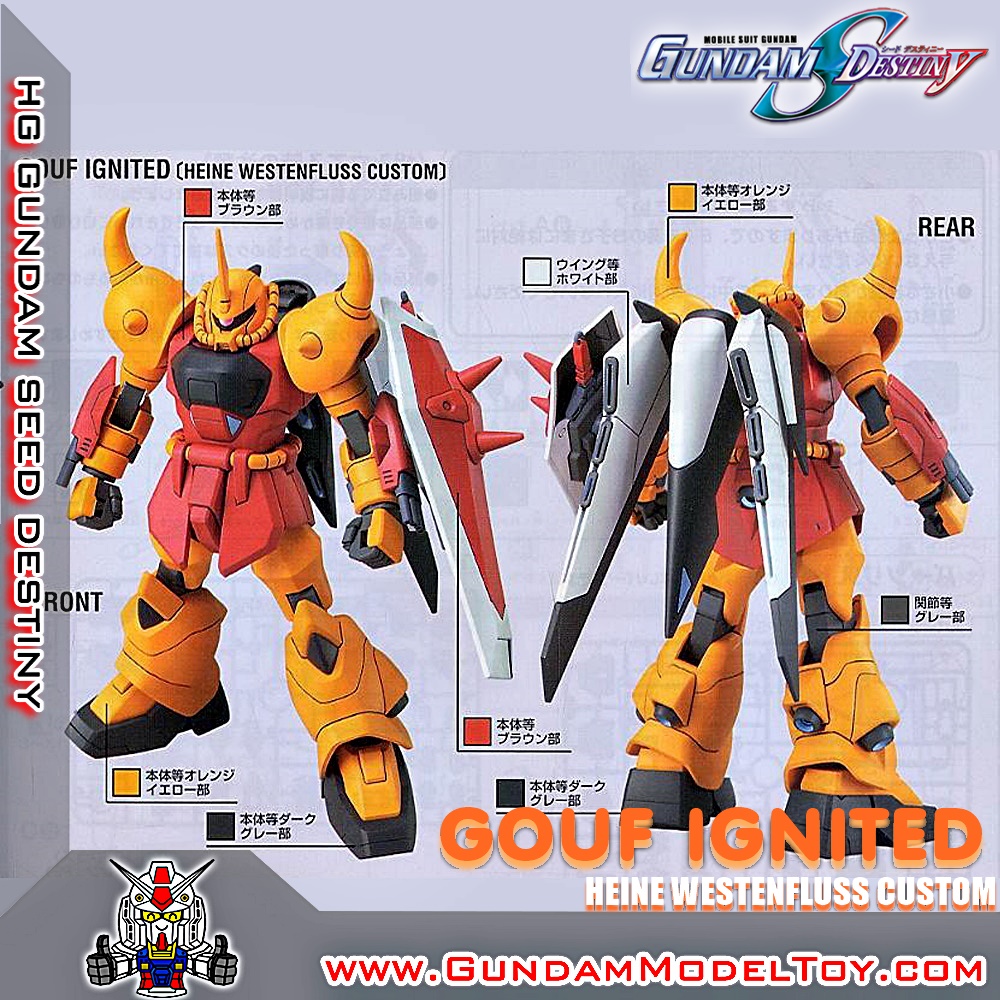 HGSEED 1/144 GOUF IGNITED [HEINE WESTENFLUSS CUSTOM] โกฟ อิกไนท [ไฮเน่ เวสเท่นฟลัส คัสตอม]