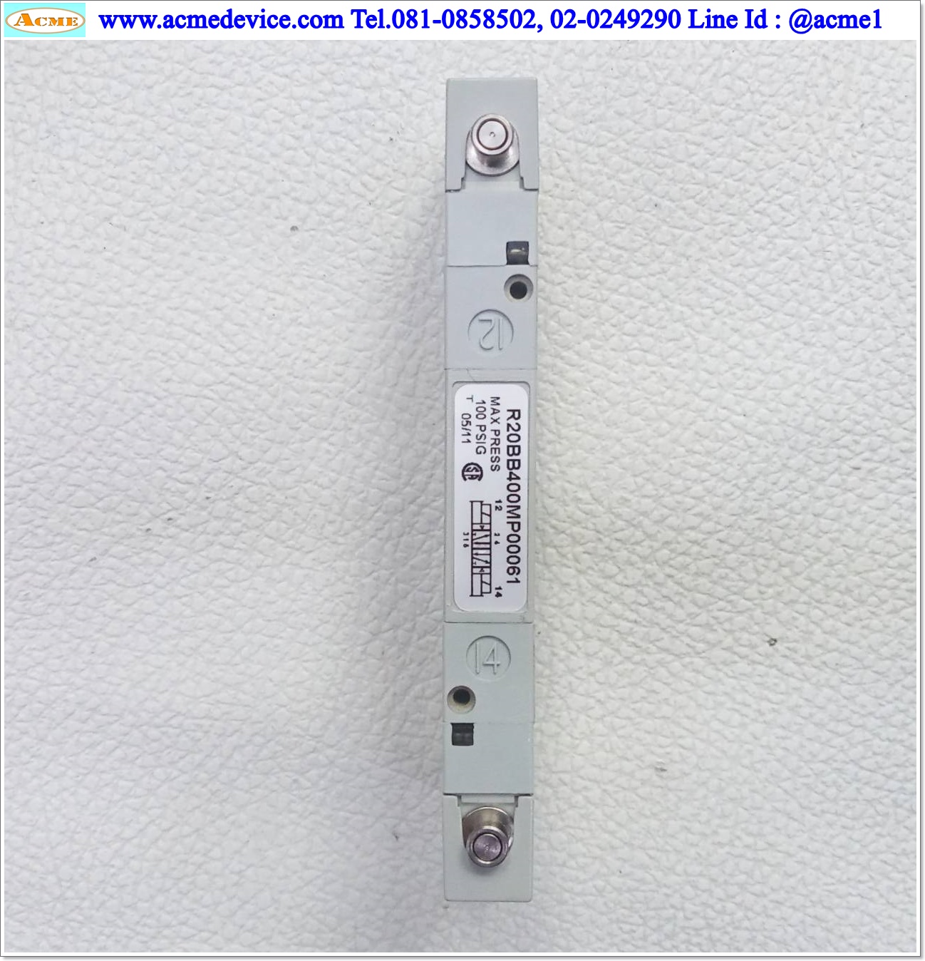 Solenoid Valve ASCO รุ่น R20BB400MP00061, 5/2, 2-Position, Coil 24V