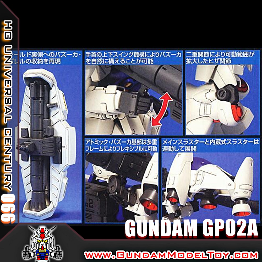 HGUC 1/144 GUNDAM GP02A กันดั้ม จีพี02A