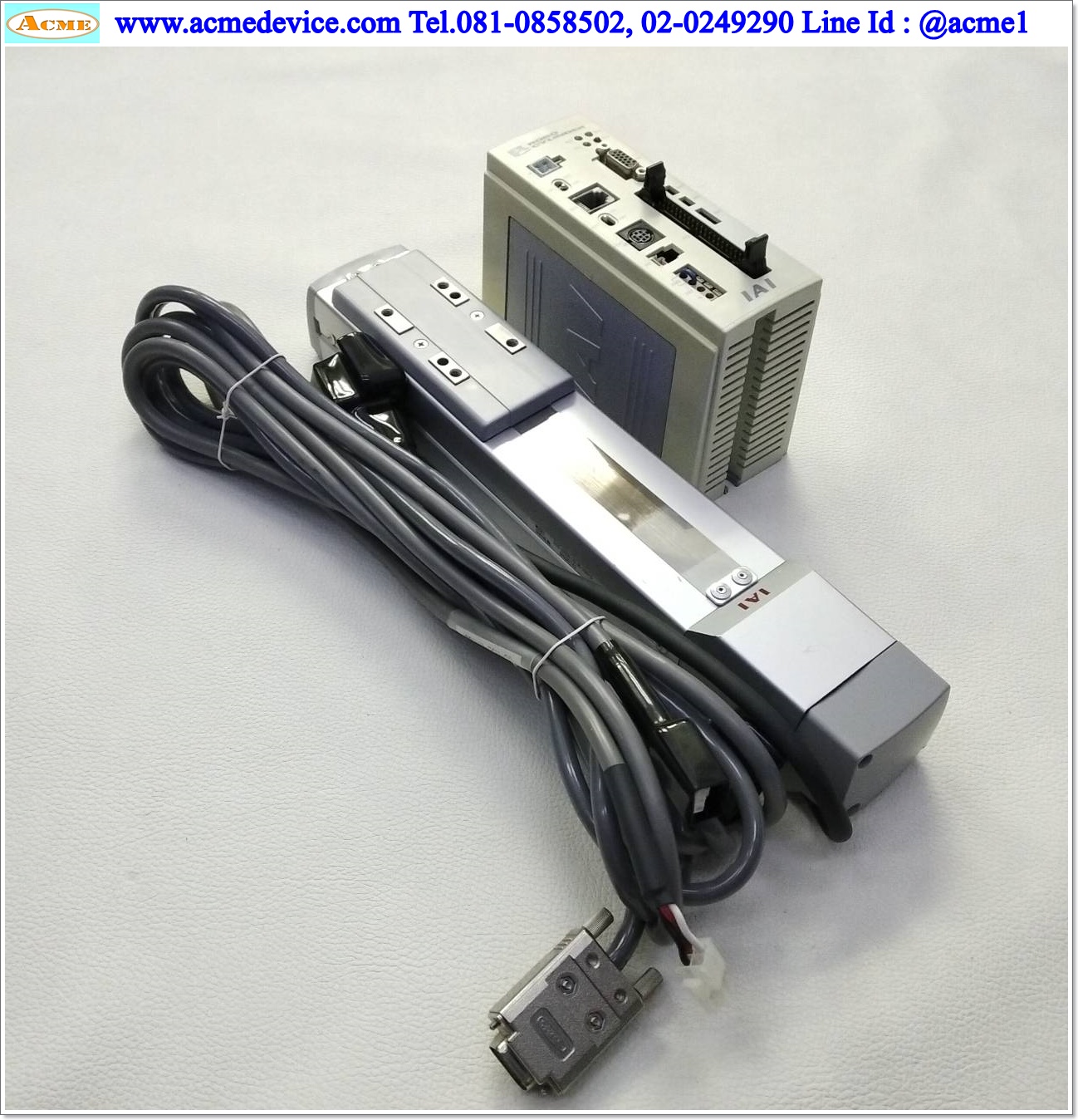 Slider IAI Drive รุ่น RCS-C-SA5-I-20-0 & RCS-SA6A-30-M-100-S, Stroke 100 mm.