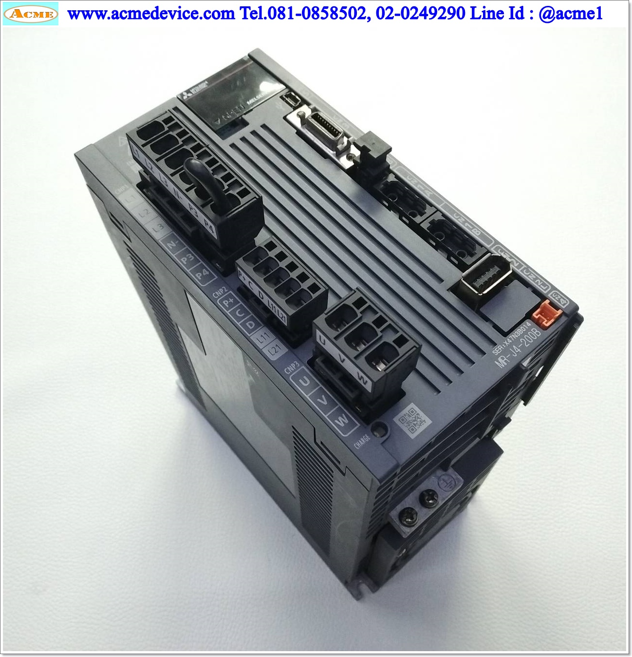 Servo Drive Mitsubishi รุ่น MR-J4-200B, 2kW
