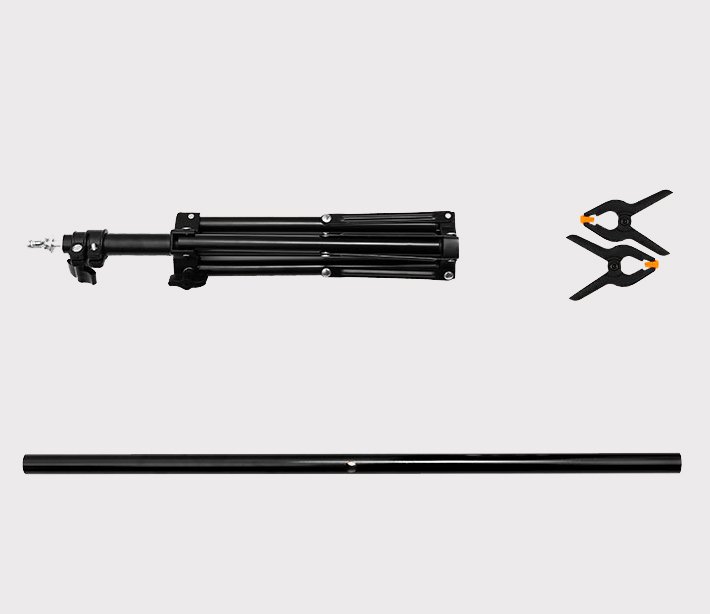 โครงฉากถ่ายภาพขนาดเล็ก 138x200cm. สำหรับ ถ่ายภาพติดบัตรหน้าตรงหรือภาพสินค้า