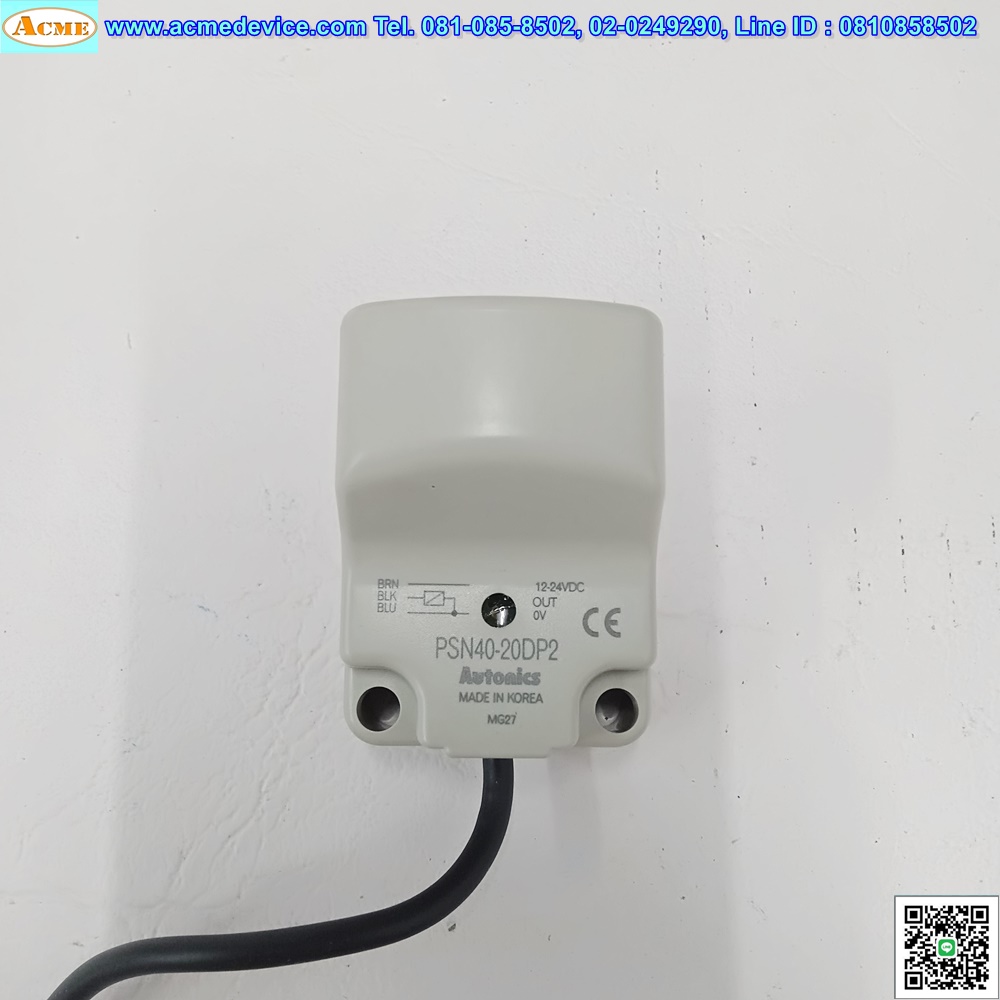 Proximity Autonics รุ่น PSN40-20DP2, ระยะ 20mm, 3Wire, PNP, NC