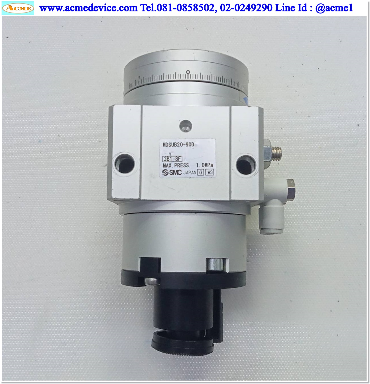 Rotary Actuator SMC รุ่น MDSUB20-90D, Bore 20 mm., 90 องศา
