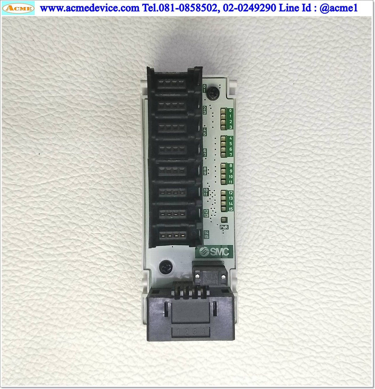 INTERFACE UNIT SMC รุ่น EX510-DXN1, NPN, 24Vdc (ไม่มีฝา)
