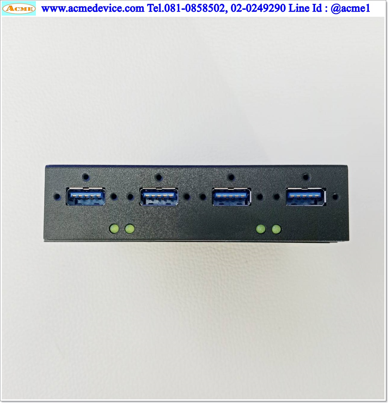 Hub USB 3.0 รุ่น U3H414E1, 12-24Vdc, 4 Port