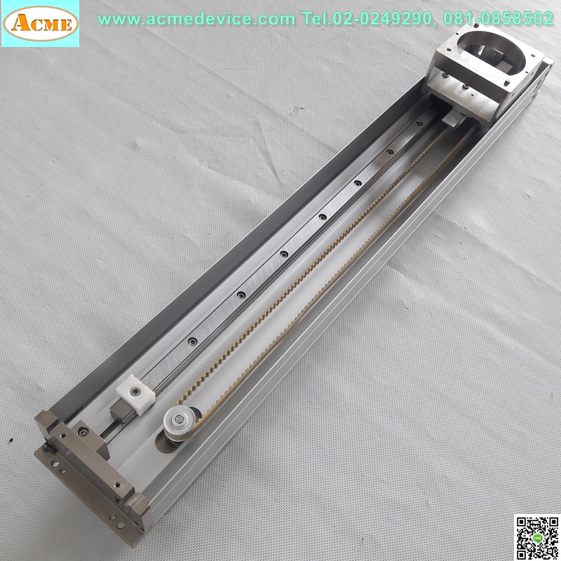 แกนสําเร็จรูป Timing Belt ??? รุ่น ???, ขนาด 95 mm x 690 mm, stroke 690 mm + Linear Guide 15 mm