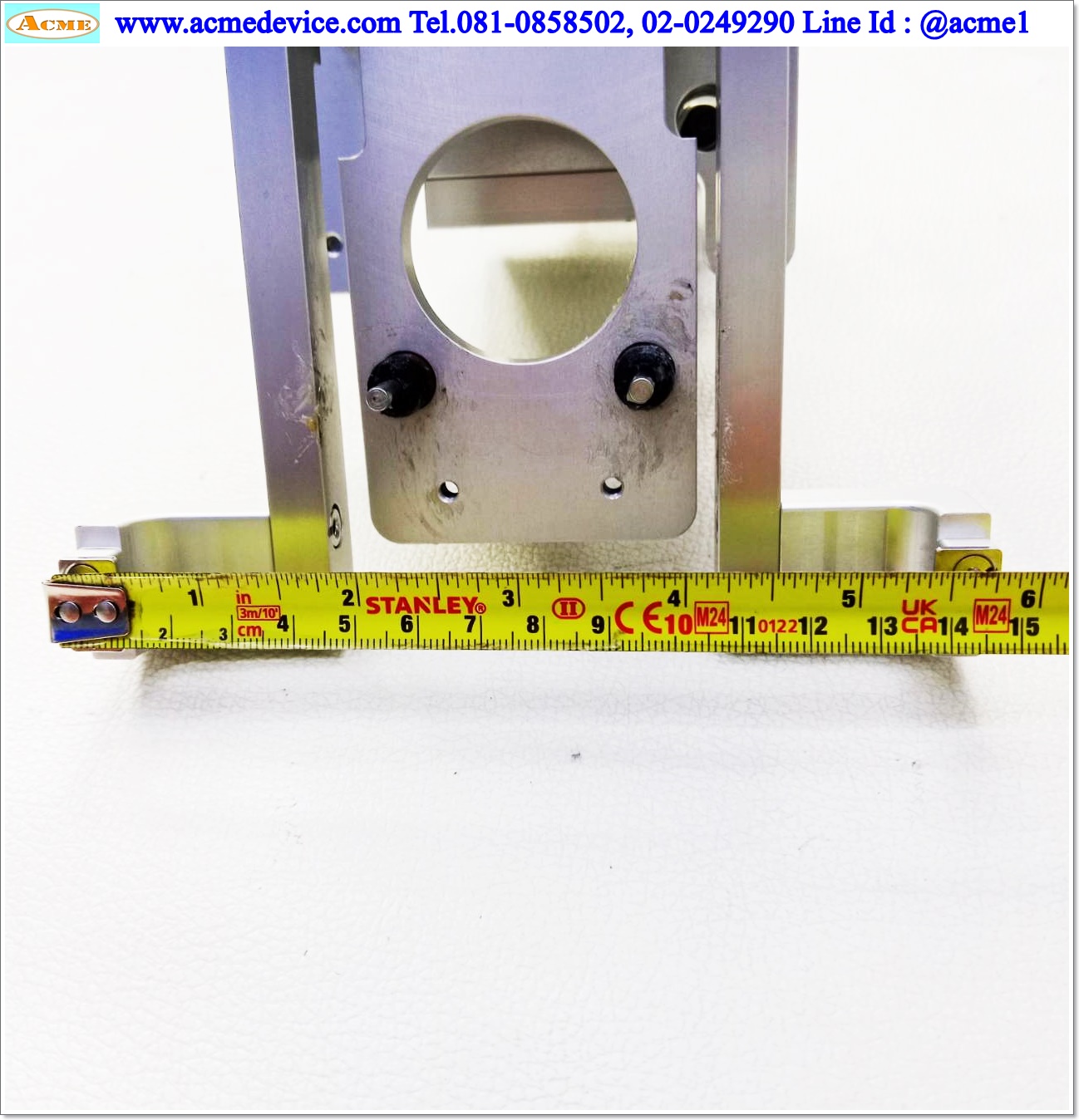 Gripper SMC รุ่น MHL2-10D, Bore 10 mm., Stroke 20 mm. & Air Cylinder MXS12-30B, Bore 12 mm., Stroke 30 mm.