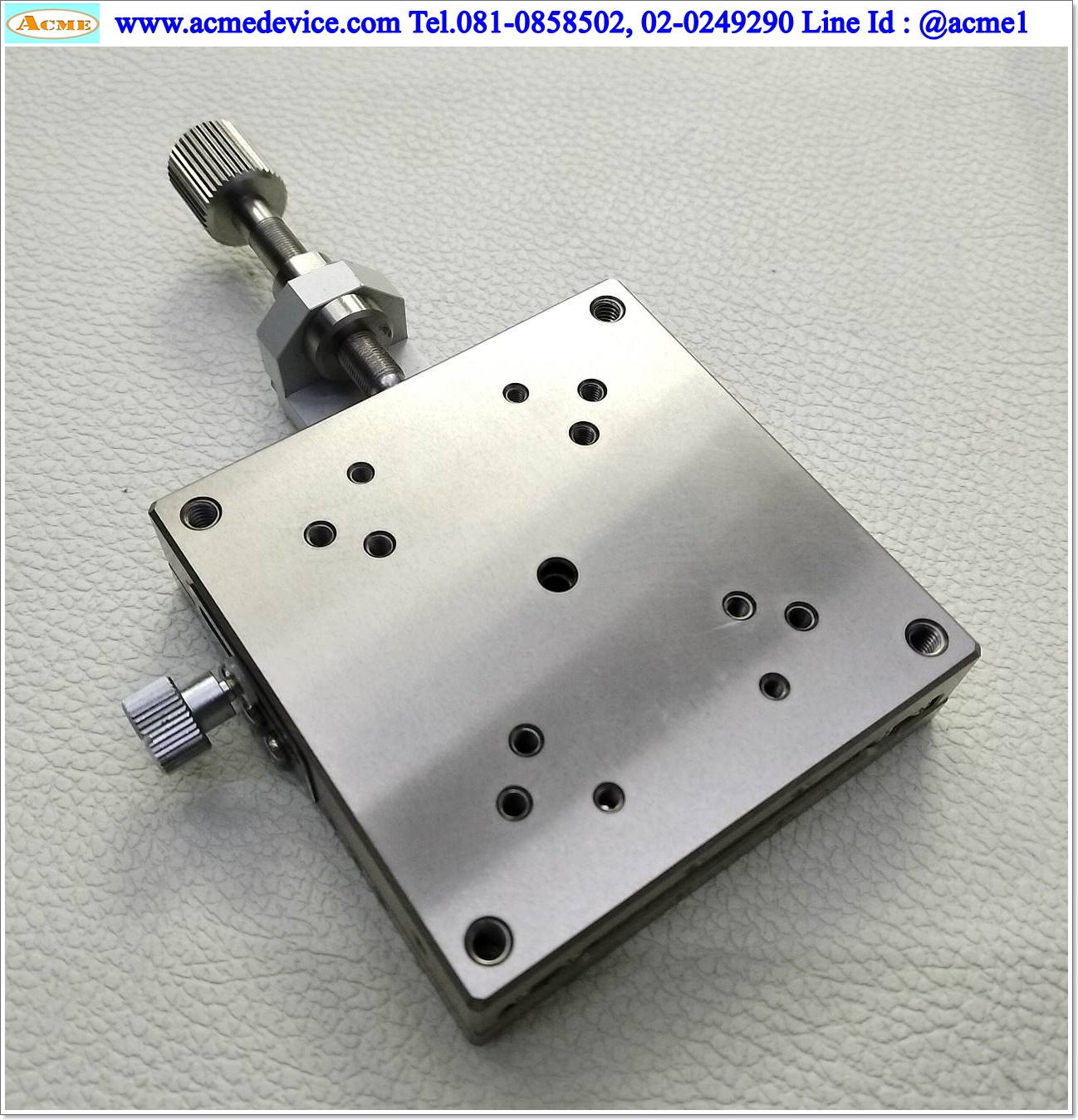 linear Stage รุ่น ???, ขนาด 70 x 70 mm., Stroke 20 mm.