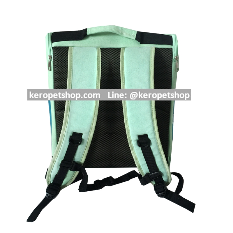 กระเป๋าใส่สุนัข แมว กระเป๋าใส่สัตว์เลี้ยง หิ้วได้ สะพายได้ เปิดข้างได้