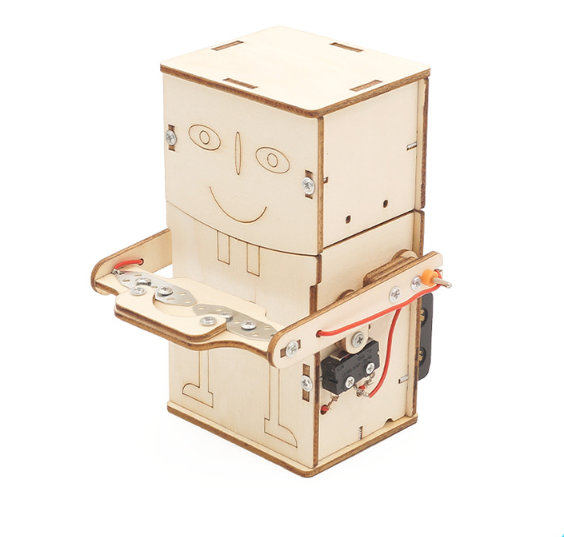 หุ่นกระปุกออมสินกินเหรียญ