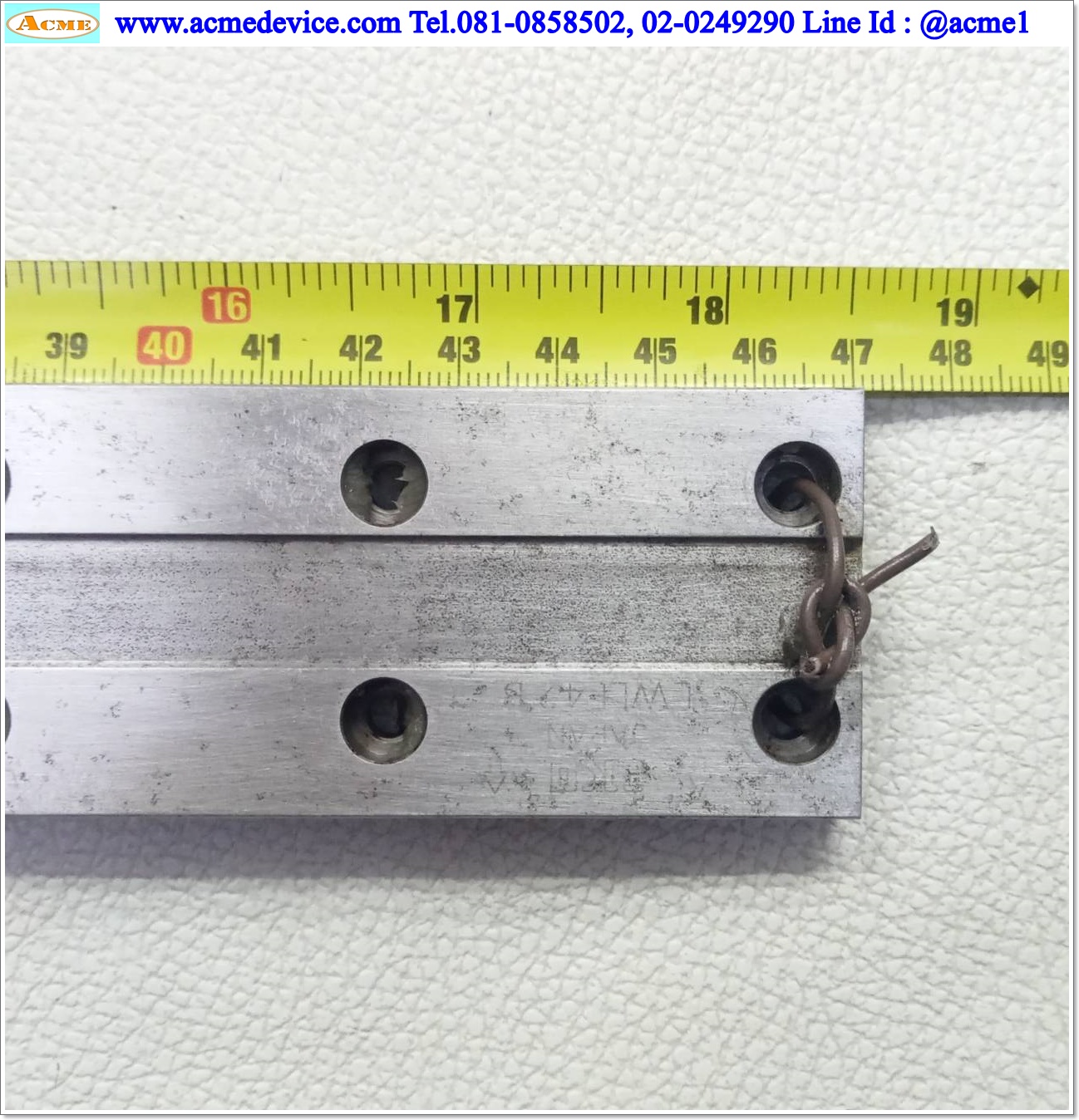Linear Block and Rail IKO รุ่น LWLF42B, รางสไลด์ขนาด 42 mm x 470 mm