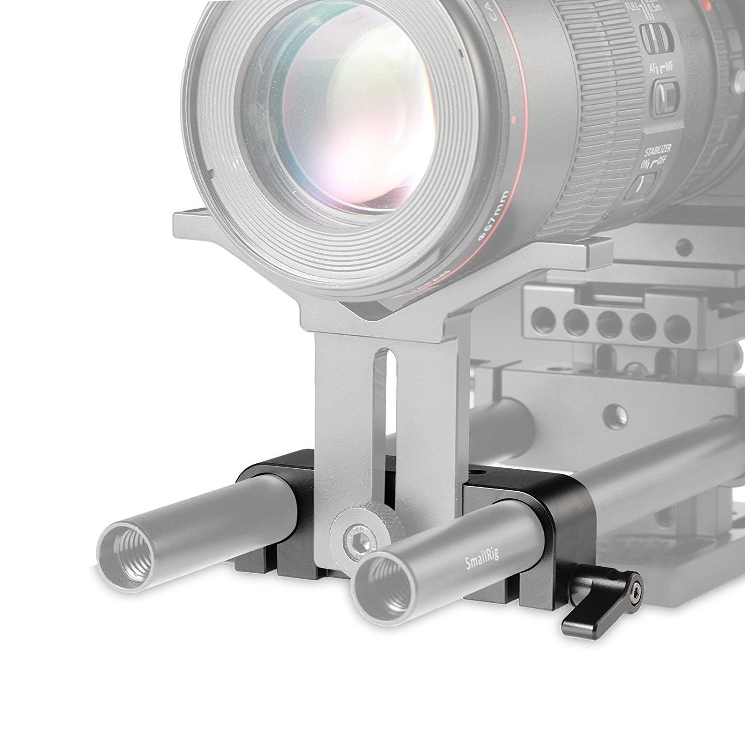 SMALLRIG® New RailBlock with Double 15mm Rod Clamp 840