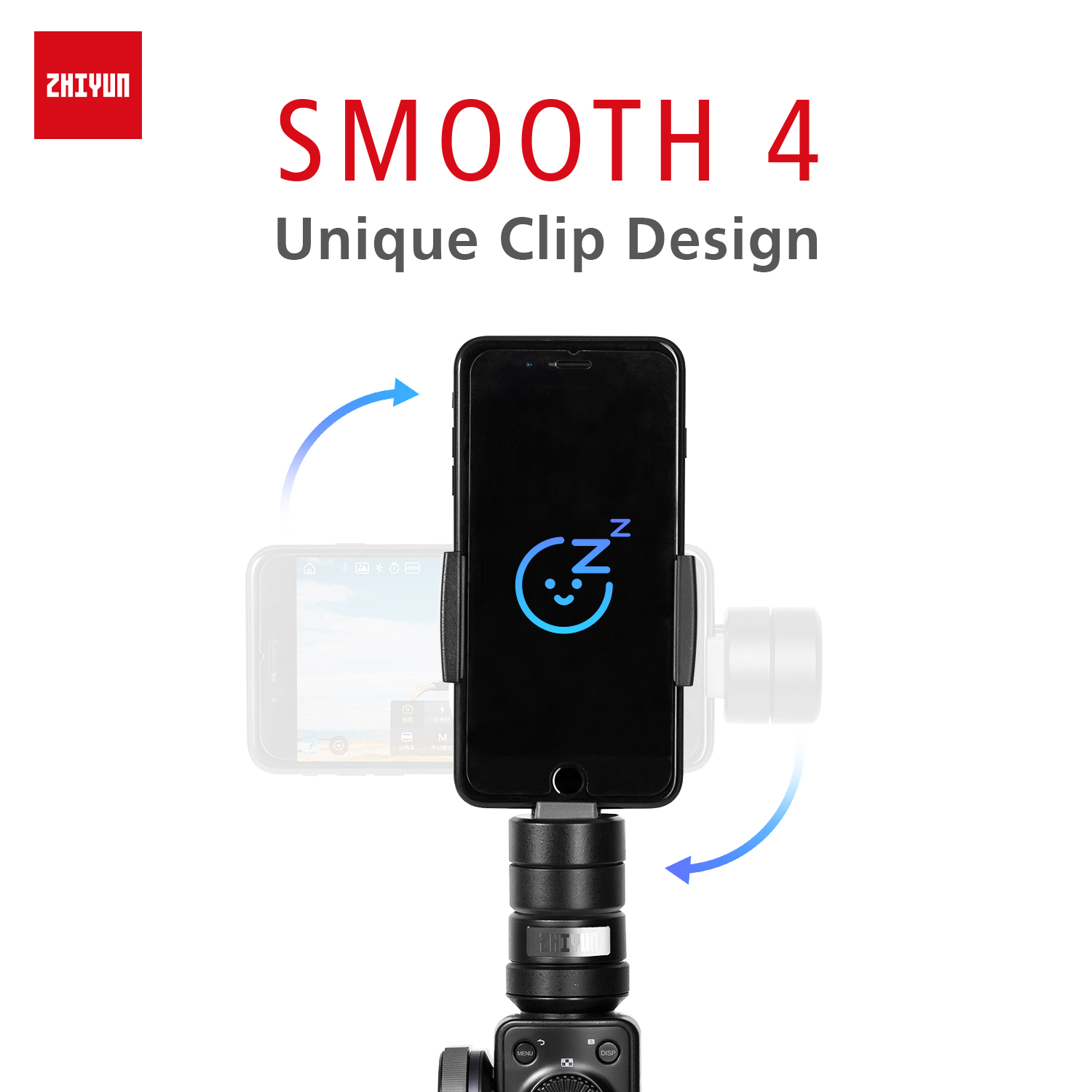 Zhiyun Smooth4 Smartphone Gimbal (Black) รับประกันศูนย์ไทย 1 ปี