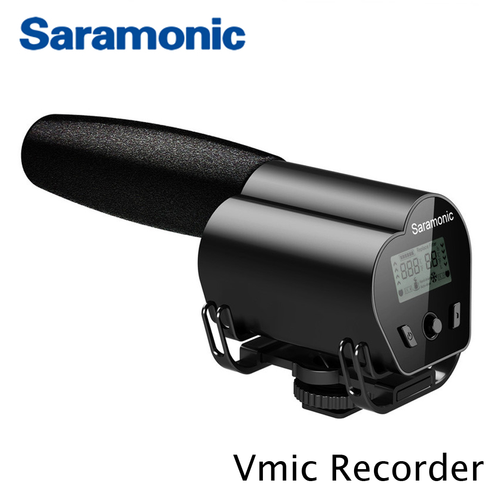 Saramonic Vmic Recorder Microphone with LCD monitor for DSLR Cameras and Camcorders รับประกันศูนย์ไทย 1 ปี