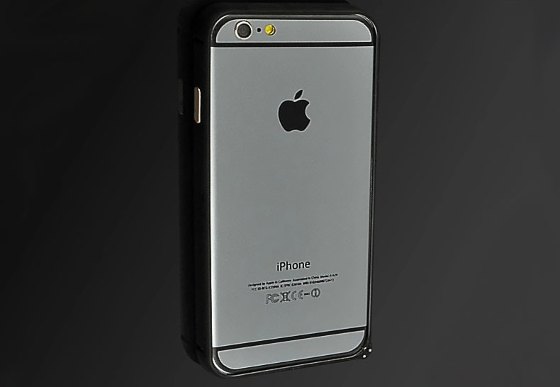 เคส iPhone6/6s บัมเปอร์ อลูมิเนียมแท้ (สีดำ)
