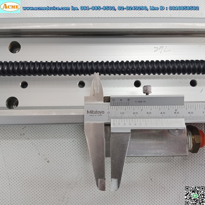 แกนสําเร็จรูป Ball Screw IAI รุ่น ???, ขนาด 80 mm x 750 mm, แกนโต 12 mm, Stroke 535 mm, Pit 4 mm