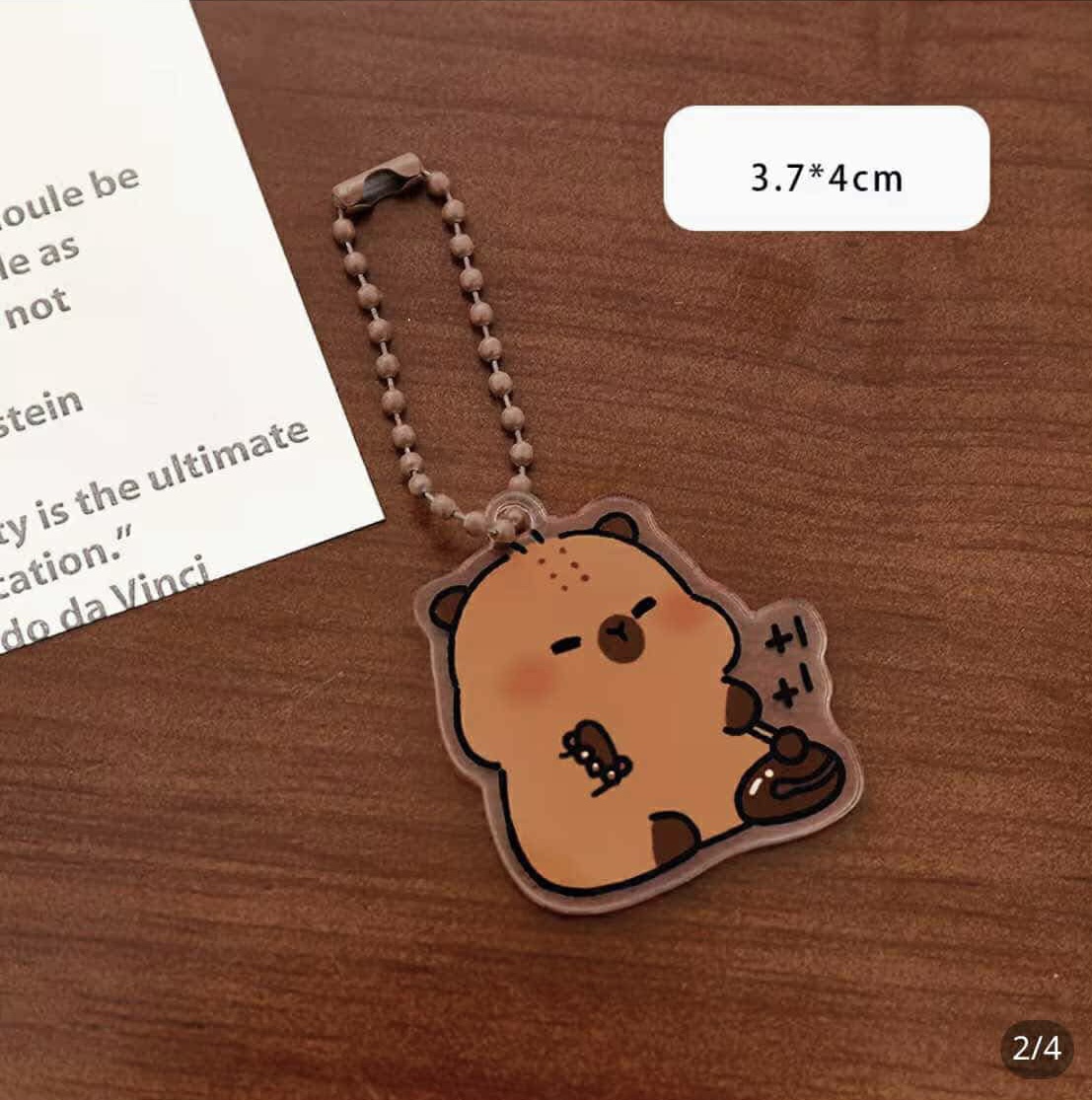 (ของแถม) พวงกุญแจคาปิบาร่า