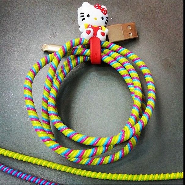 ที่ถนอมสายหูฟัง(เกลียว)กันขาด/หัก