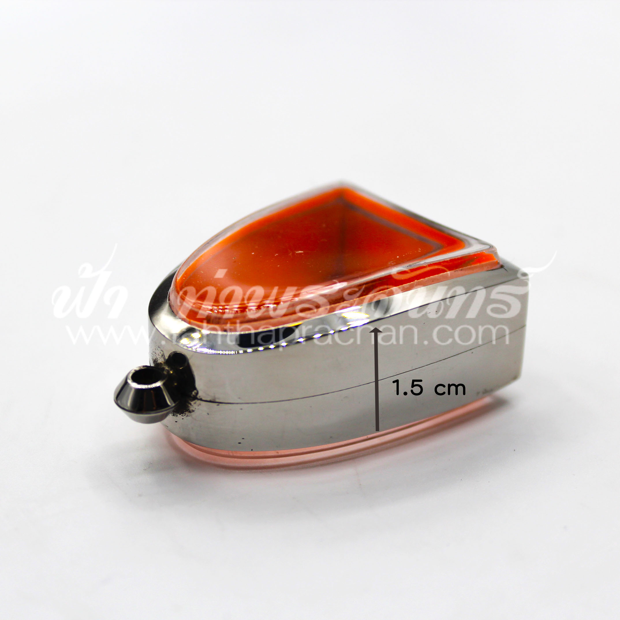 ตลับรูปเหมือน ปู่โต๊ะ สองหน้า สแตนเลสพุก