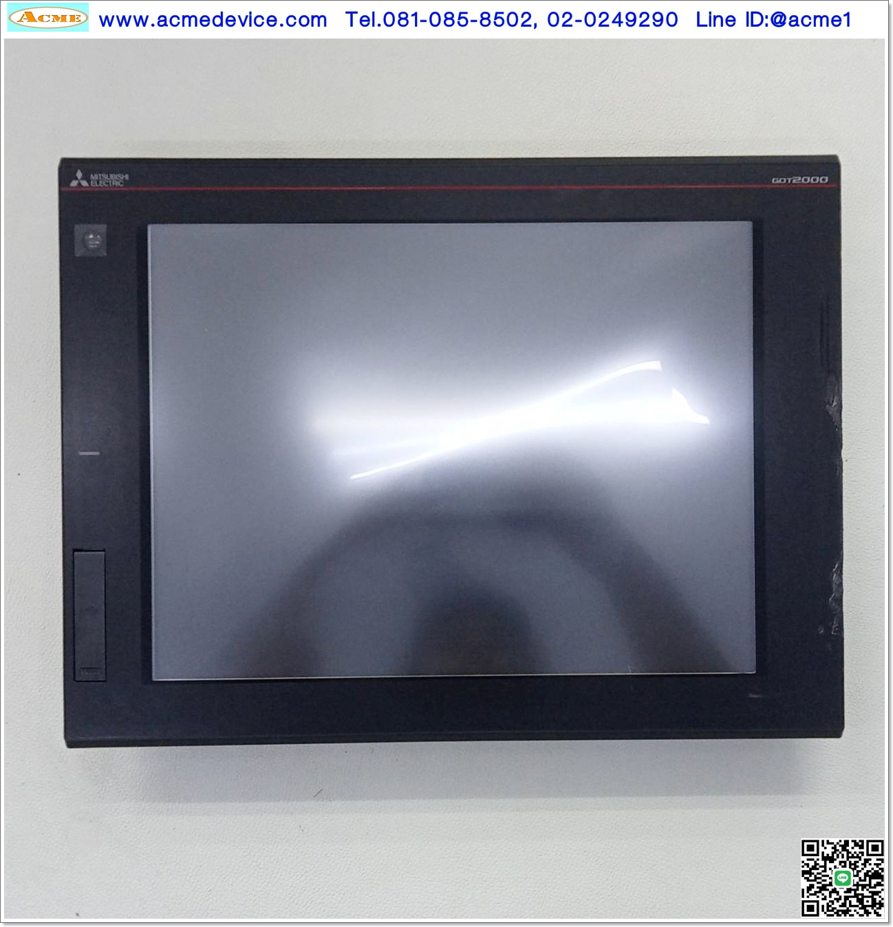 HMI Touch Screen Mitsubishi รุ่น GT2715-XTB, GT27-IF1000, GT16M-R2-Z, 15", 24Vdc (มีตำหนิตามรูป)