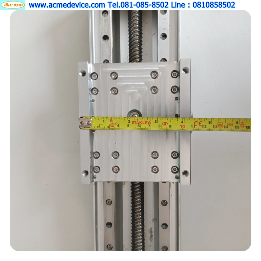 แกนสำเร็จรูป Ball Screw ขนาด 110 mm. x 630 mm., Stroke 405 mm., Pit 16 mm. + Linear 540 mm.