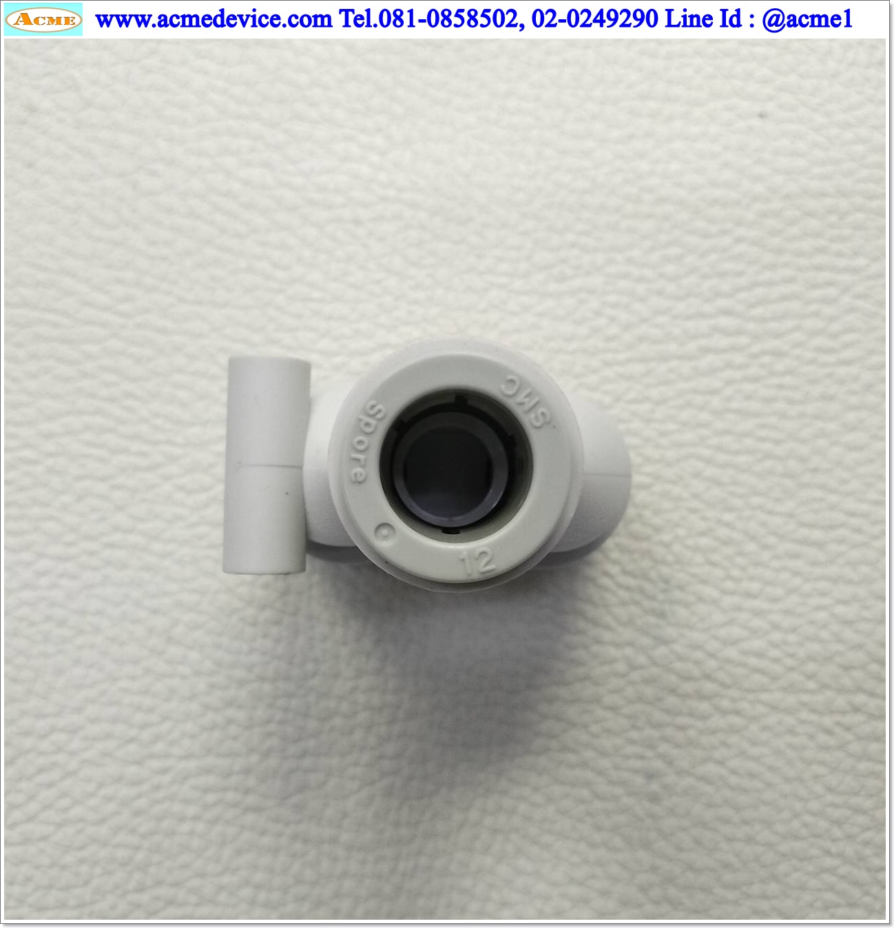 ข้อต่อลม SMC รุ่น KQ2U12-00A, Union Y, สายลม 12 มม.