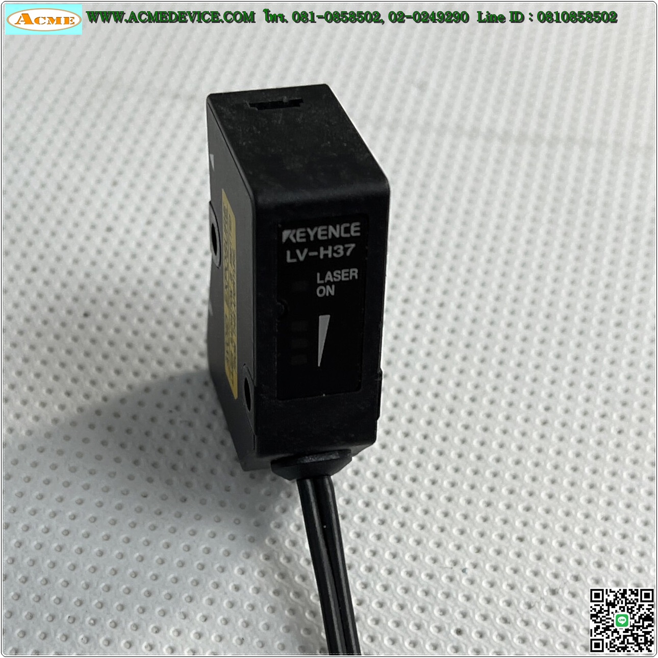 Laser Keyence รุ่น LV-21A + LV-H37, NPN ละเอียด 50 micron