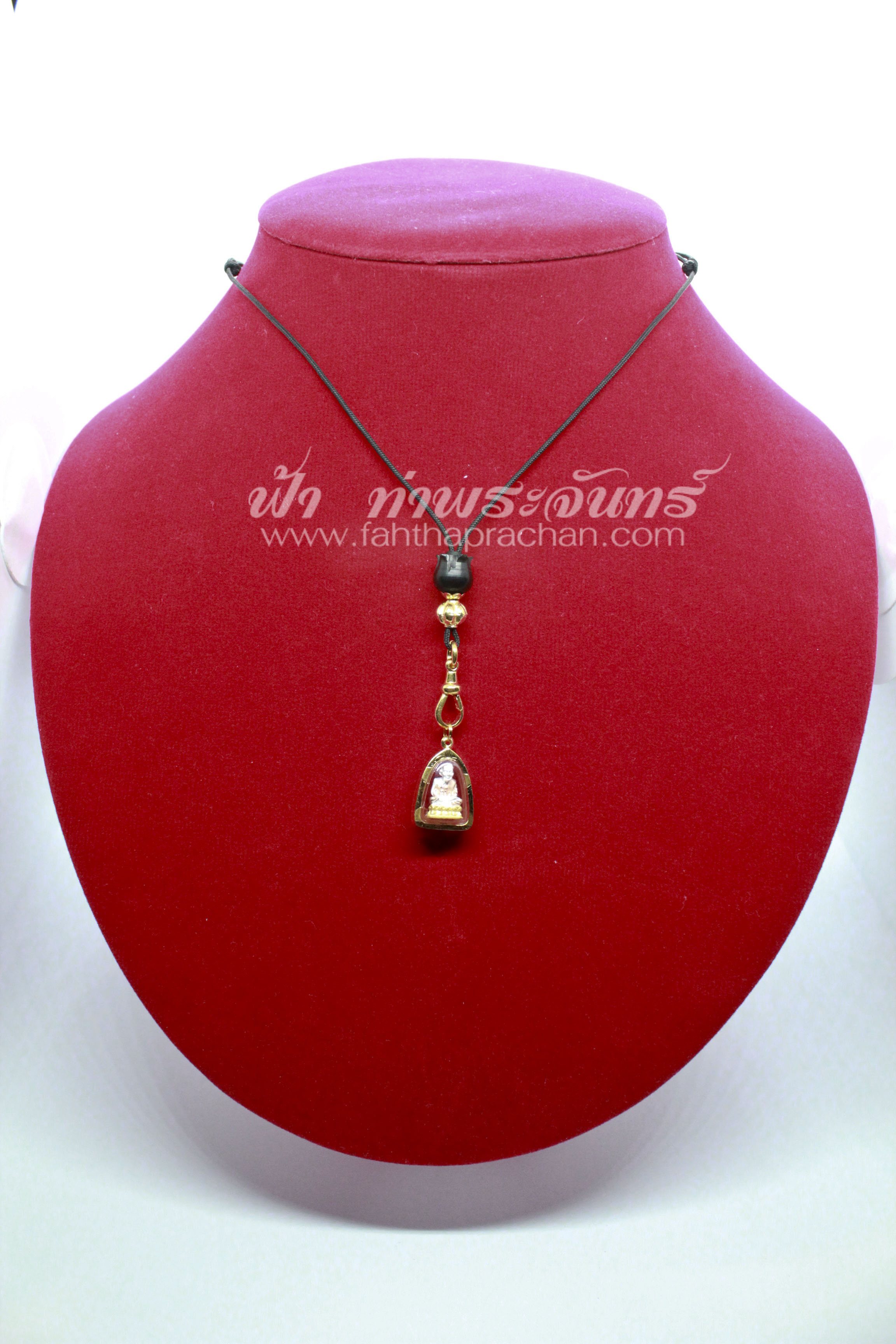 เซตสร้อยเชือกร่ม หลวงปู่ทวดเลี่ยมทอง