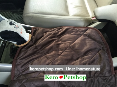 ผ้าคลุมเบาะหน้า Premium สีดำ สีน้ำตาล