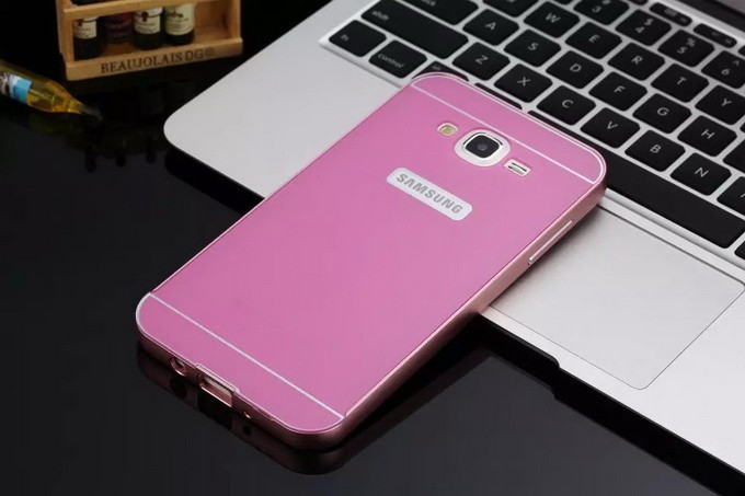 เคส ซัมซุง J7 สีทอง/ดำ/เงิน/ฟ้า/ชมพู อลูมิเนียม slide ได้