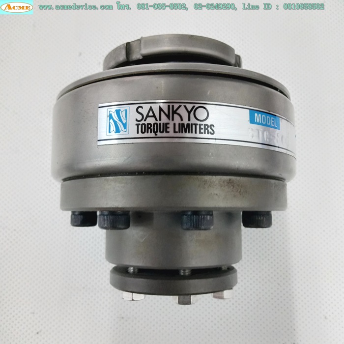Coupling Torque Limiter Sankyo รุ่น 6TC-5C,15-50Nm, ID 20/20mm, OD 95mm, L 92mm