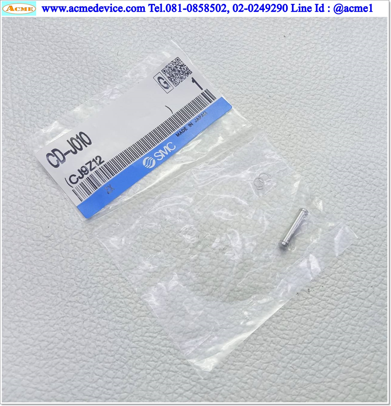 Clevis Pin SMC รุ่น CD-J010, For CJ2 Round Body Cylinder