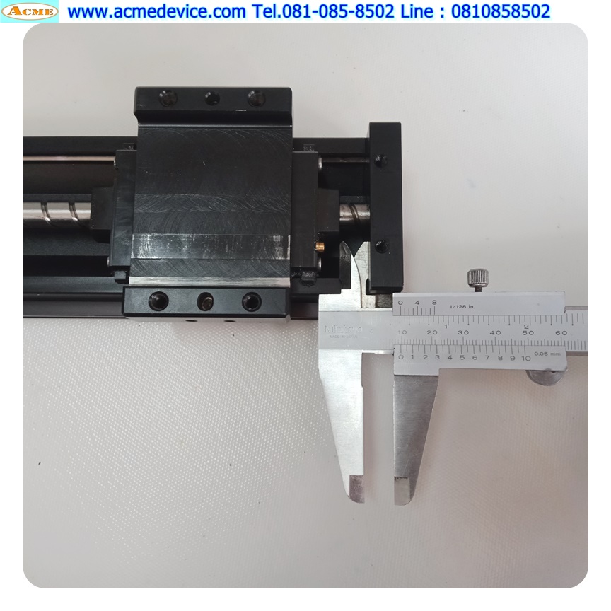 แกนสําเร็จรูป Ball Screw Misumi รุ่น LX30, ขนาด 80 mm x 680 mm, Stroke 510 mm, Pit 10 mm.