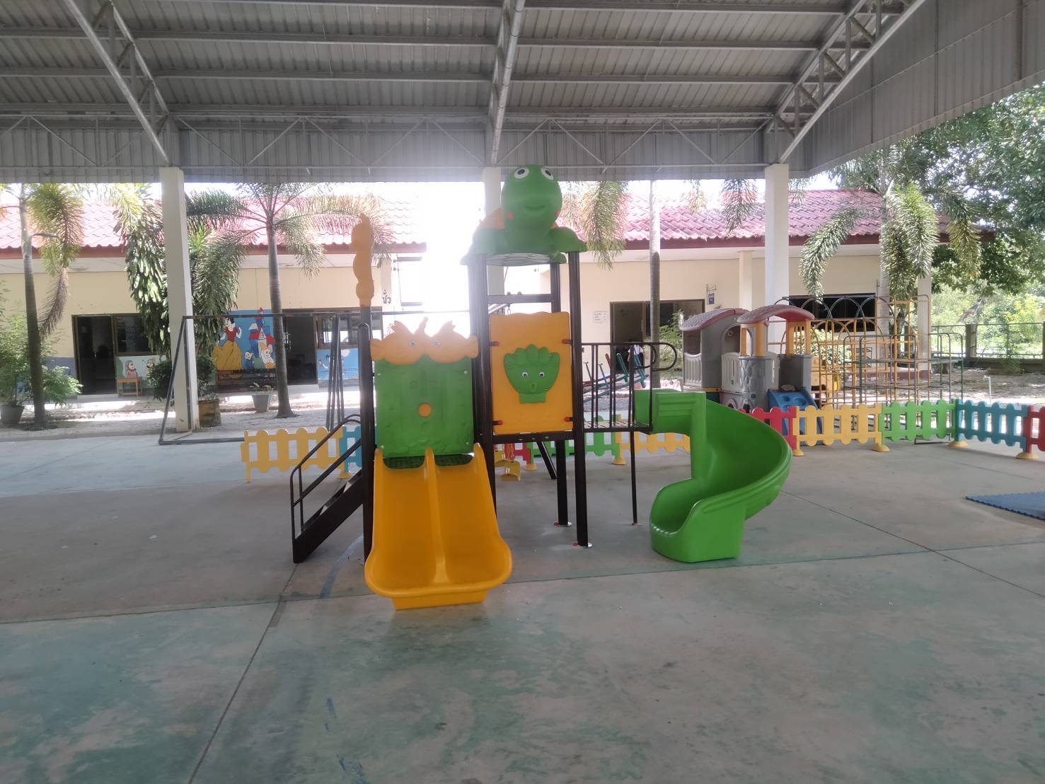 เครื่องเล่นสนามราคาสุดคุ้ม ชุด เต่าน้อยน่ารักพร้อมชิงช้า