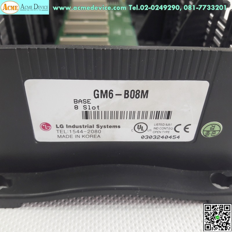 Base Unit PLC LG รุ่น GM8-B08M, 8 Slot