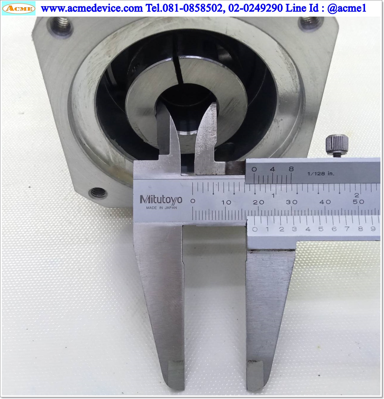 Gear Head Nidec รุ่น VRSF-LB-25D-750, Ratio 25:1 (เพลาเข้า 19 mm., ออก 24 mm.) for 750W