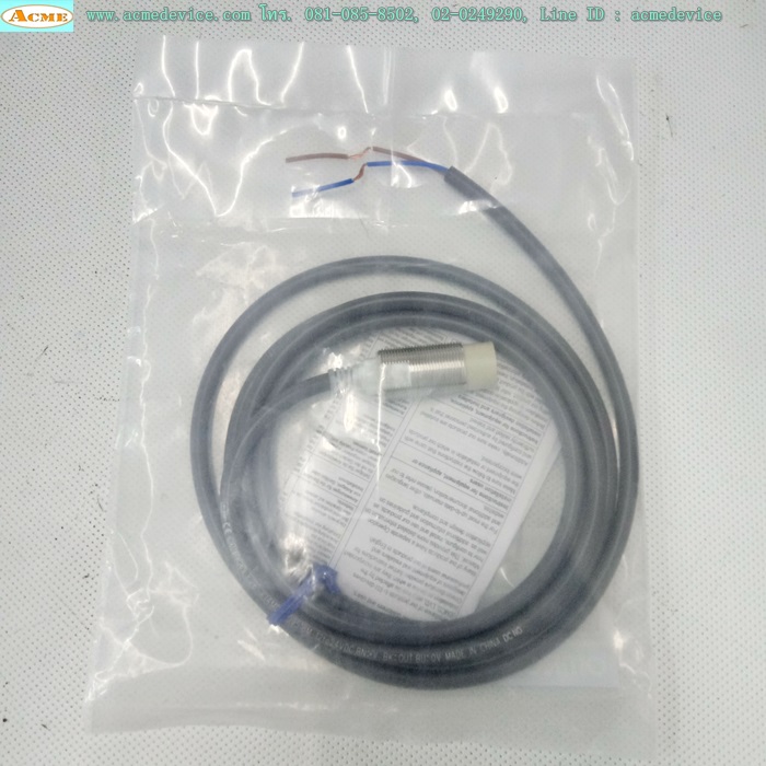 Proximity Omron รุ่น E2E-X14MD1, M18, ระยะ 14mm, 2wire, NO, Unshielded, Inductive