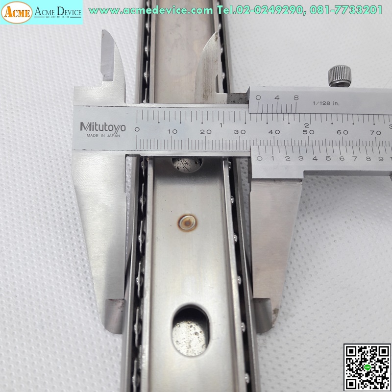 รางสไลด์, รางลิ้นชักลูกปืนขนาด 35 mm. x 455 mm., ระยะชัก 240 mm.