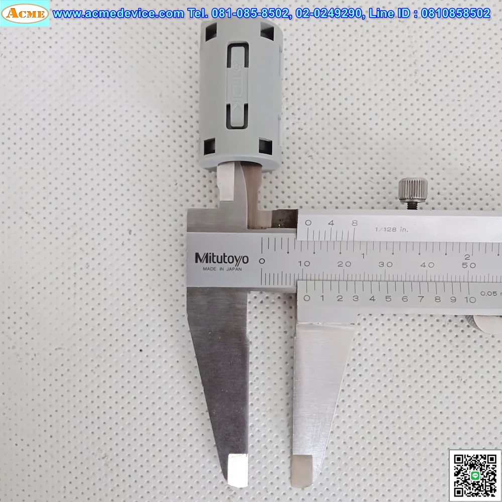 Ferrite Clamp, แกนเฟอร์ไรต์แบบข้อรัด TDK รุ่น ZCAT2132-1130, Dia.11 mm. (มือสอง)