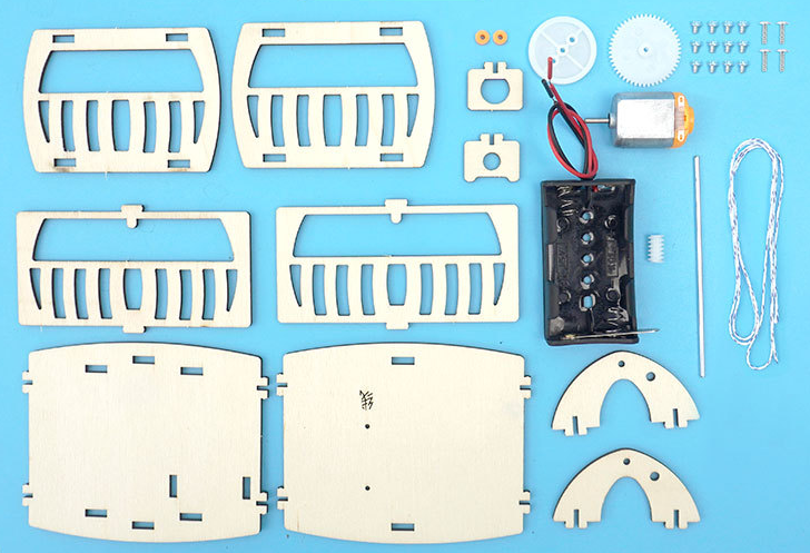 กระเช้าไฟฟ้าโครงไม้