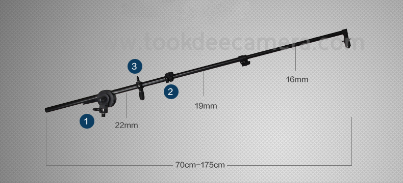 Reflector Holder Arm แขนจับรีเฟล็กสะท้อนแสงราคาถูก (ไม่รวมขาตั้ง)