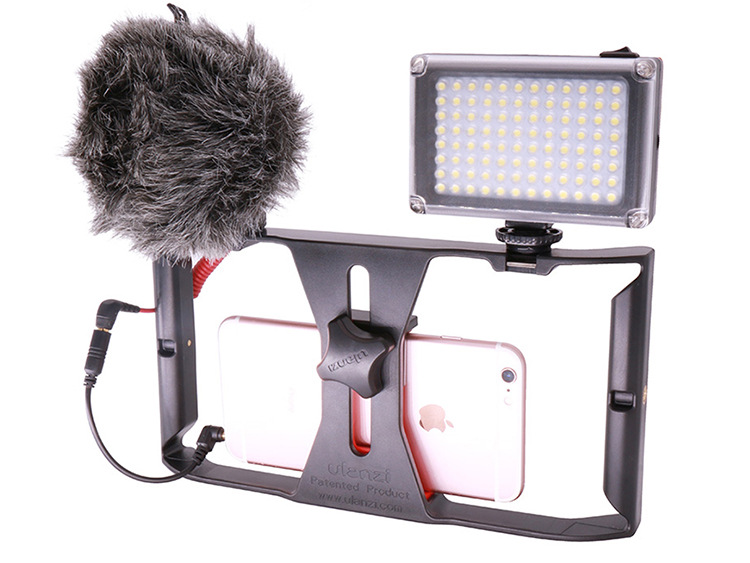 Ulanzi Smartphone video rig อุปกรณ์สำหรับติดไมค์ ไฟLEDกับมือถือทุกรุ่น