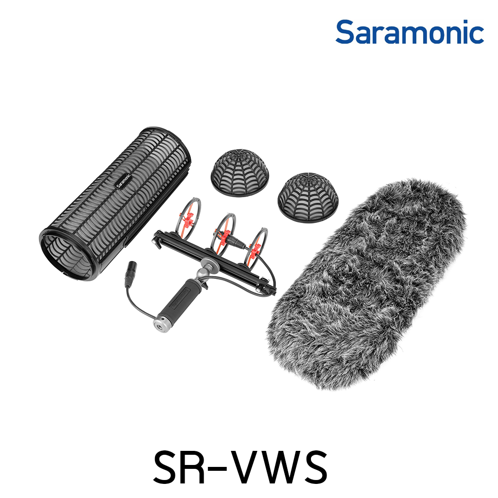 Saramonic VWS Professional Windsheild & Suspension System (ZeppelinBlimp) for Shotgun & Pencil Microphones รับประกันศูนย์ไทย 1 ปี