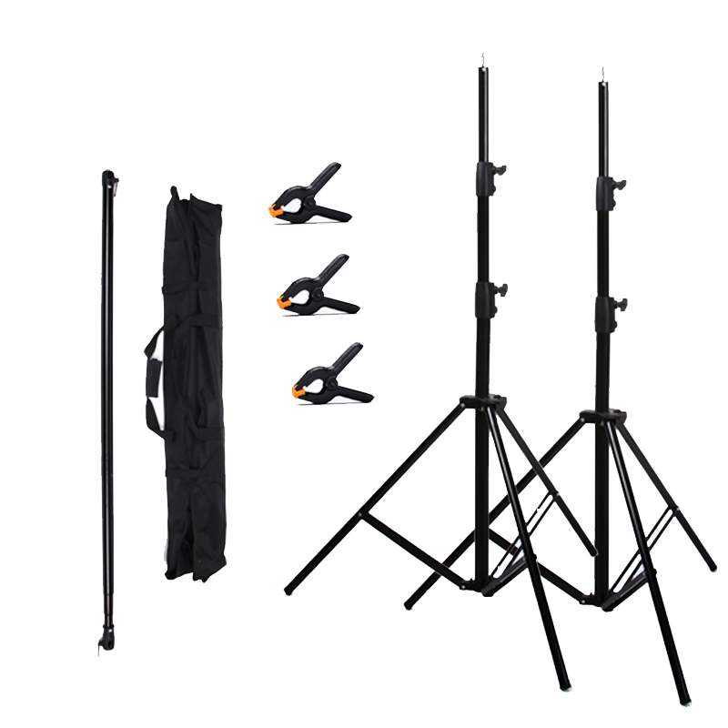 โครงฉากถ่ายภาพ (background stand) ขนาด 2.8x3m และผ้าฉากพื้นหลัง ขนาด 3x4m