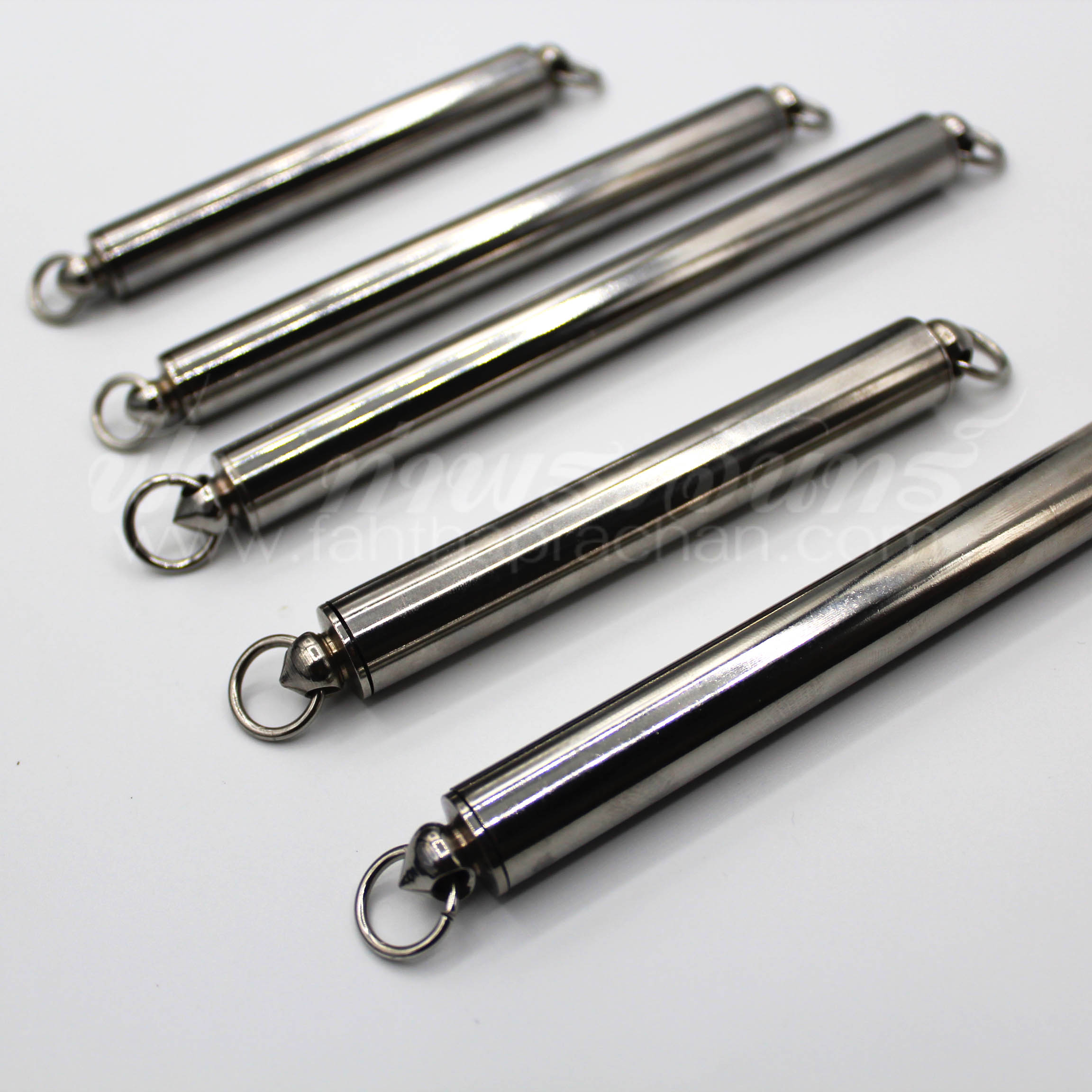 หลอดตะกรุด ทึบ ฝาเกลียวสแตนเลส สองหัว