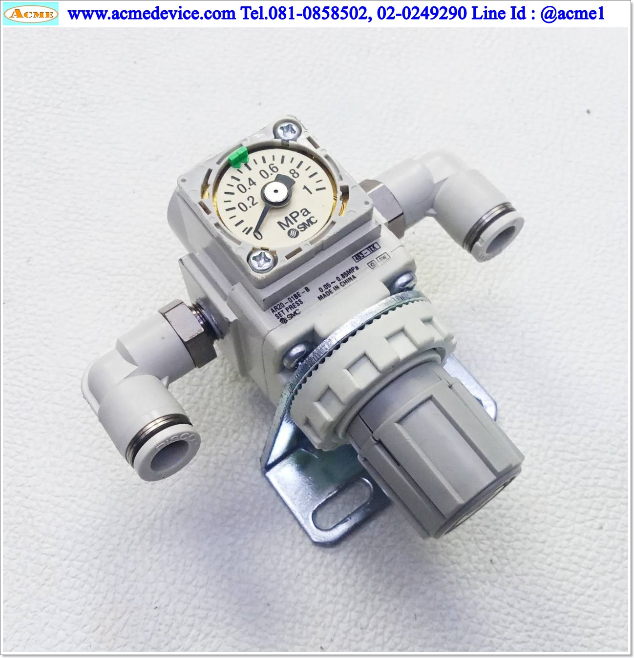 Regulator SMC รุ่น AR20-01BE-B, 0.05-0.85 MPa