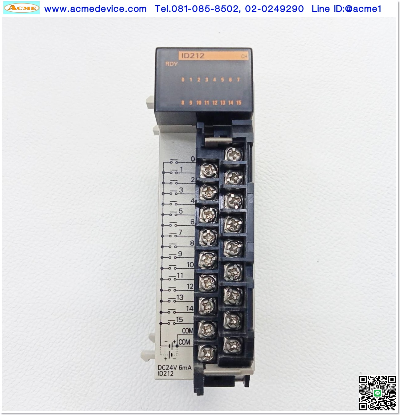 PLC OMRON รุ่น CQM1-ID212, Input Unit (สินค้ามือสอง)