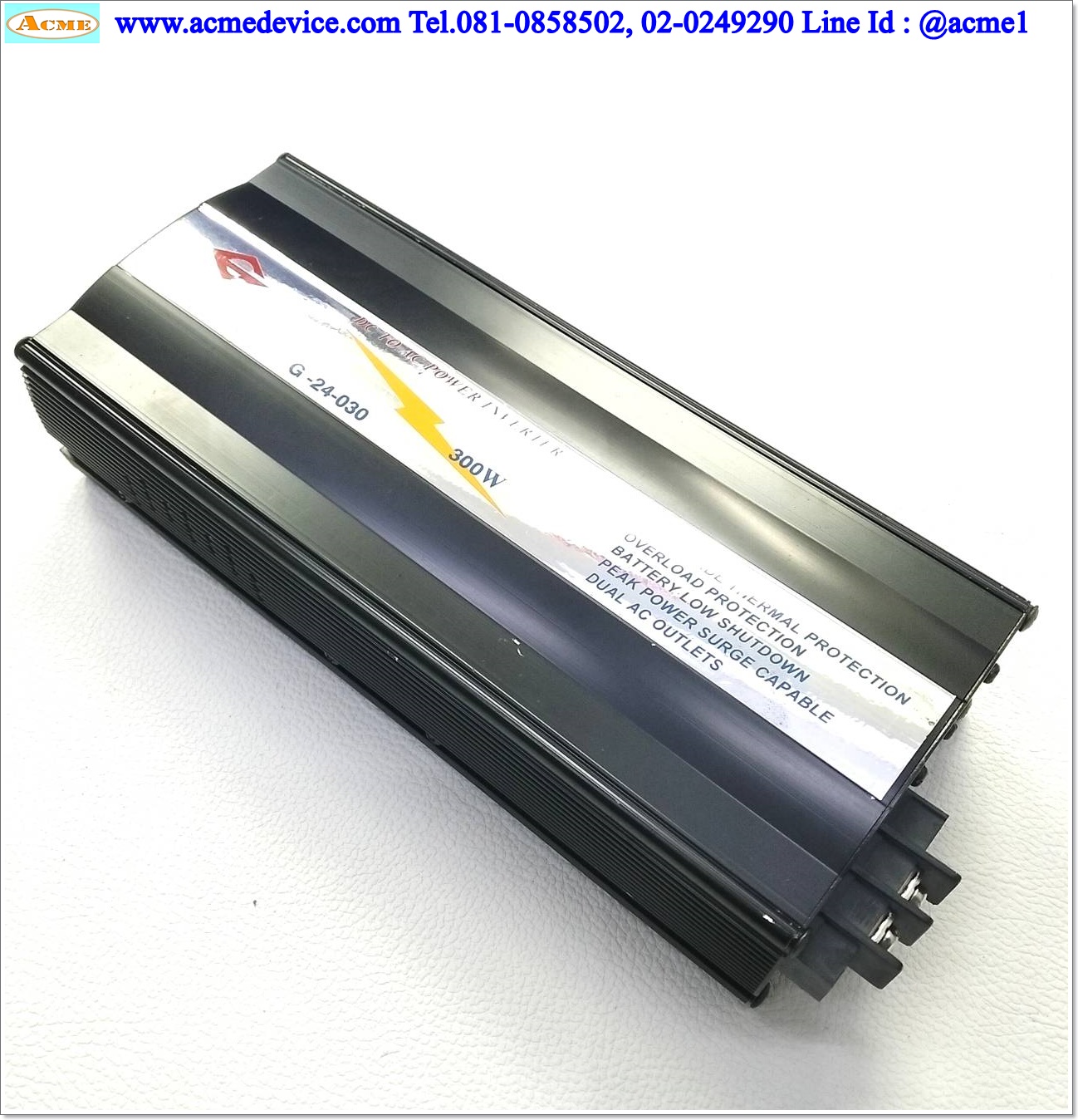 Inverter Genius Power รุ่น G-24-030, 300W, 230VAC, DC to AC
