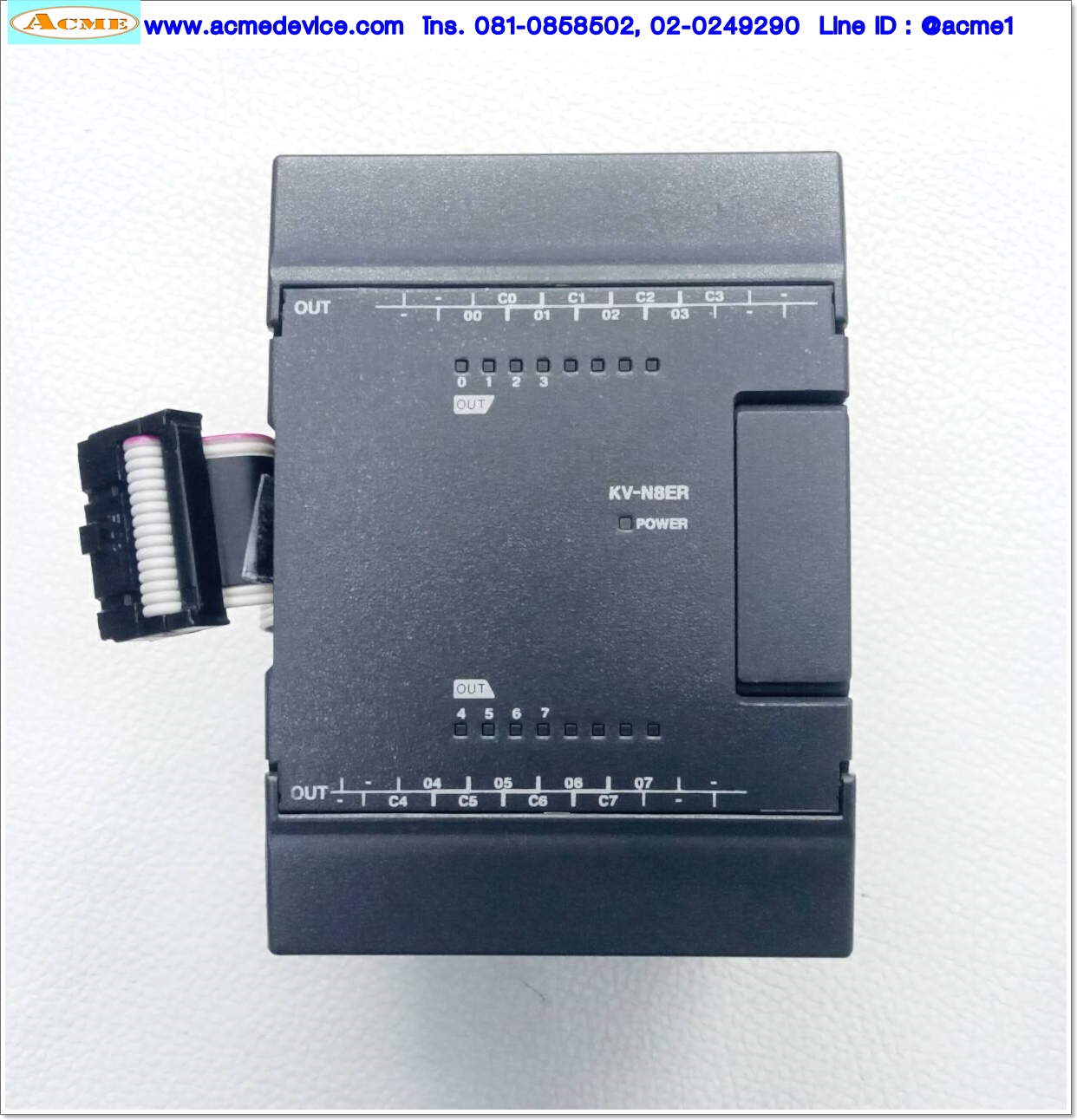 PLC Keyence รุ่น KV-N8ER, Expansion Relay Output Module